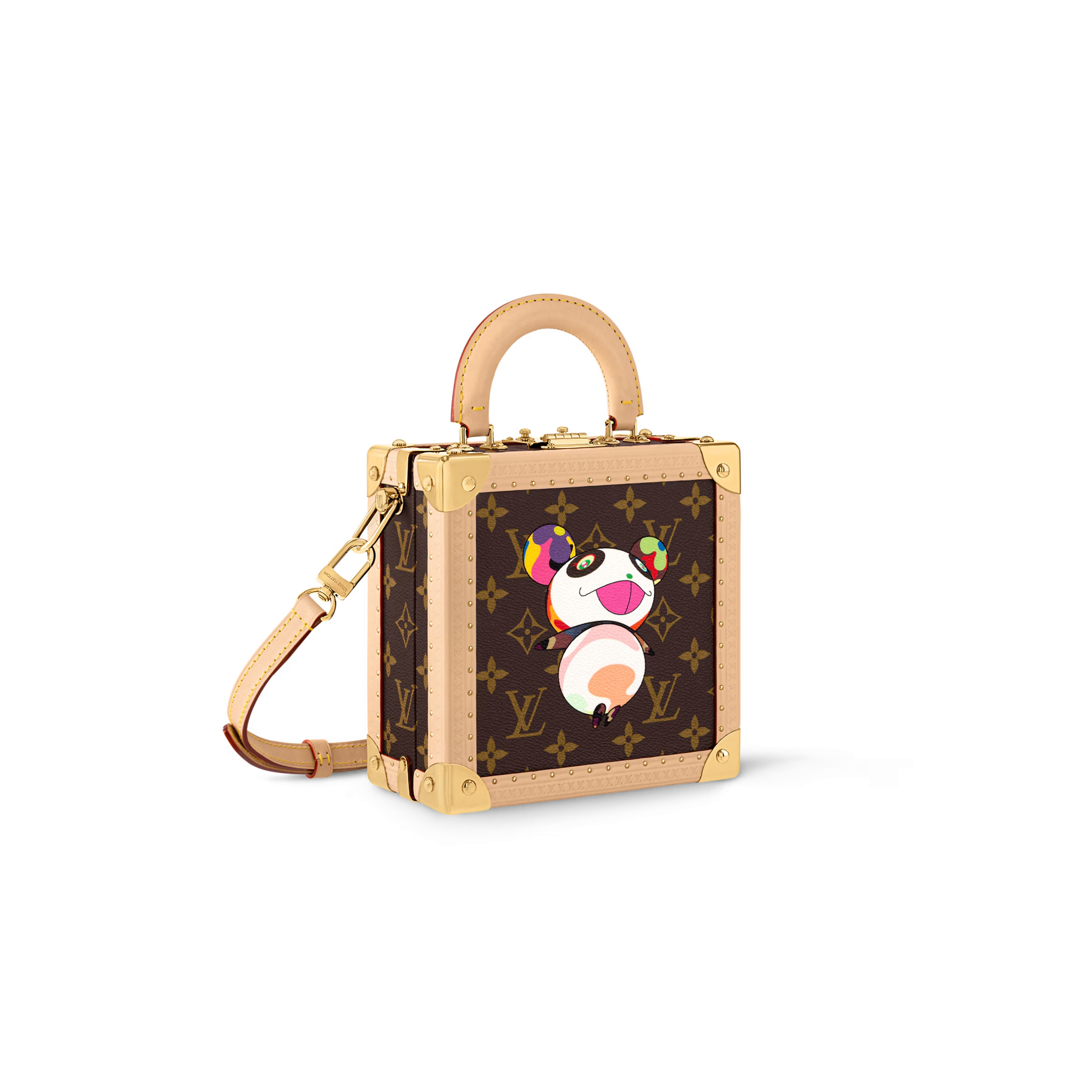 LOUIS VUITTON MURAKAMI LV X TM MINI SQUARE TRUNK M13127 (17*17*8cm)